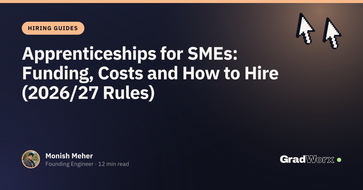 Apprenticeships for SMEs: Funding, Costs and How to Hire (2026/27 Rules)
