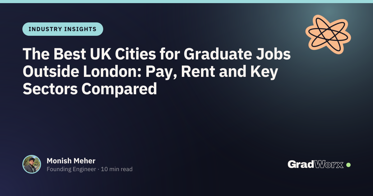 The Best UK Cities for Graduate Jobs Outside London: Pay, Rent and Key Sectors Compared