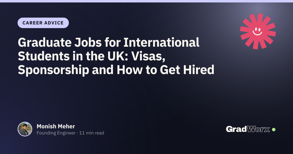 Graduate Jobs for International Students in the UK: Visas, Sponsorship and How to Get Hired
